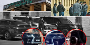 Э.Энхбат начинг хонон өнжин сахиж байгаа эгнэсэн хар жийпнүүд хэнийх вэ ?