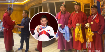 Ховдын гишүүд бөхчүүдээ шагнаж олимпийн медальтнаа мартжээ