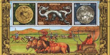 “Монголын тулгар төр 2230”, “Ардын хувьсгалын 100 жил” марк шуудангийн үйлчилгээнд гарчээ