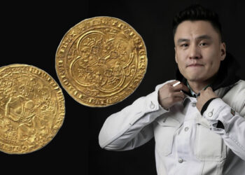 Хөтлөгч Р.Нямбаяр 13-р зууны Английн Эдвард хааны цул алтан зоосыг 6.8 сая доллараар заржээ