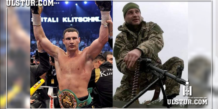 Домогт боксчин Виталий Кличко Киев хотоо хамгаалан галын шугам дээр тулалдаж байна
