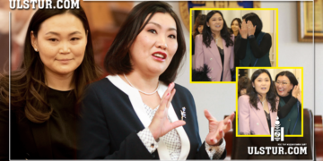 Фото: ХНХ-ын сайд А.Ариунзаяа , Соёлын сайд Ч.Номин хоёрын баячуудтай шоудсан үдэшлэг