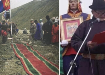 Төрийн элчээр томилогдсон Ц.Нямдоржийн уулан дээрх улаан хивсны ёслол ард иргэдийг бyxuмдуулж байна