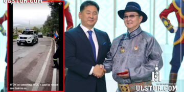 Х.Бадамсүрэнгийн угтан авхуулж буй бичлэг шуугиан тарилаа