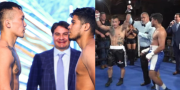 ШУУРХАЙ: Э.Цэндбаатар мэргэжлийн боксын өрсөлдөгчөө хүнд цохилтоор ЯЛЛАА