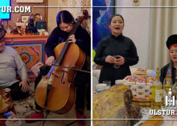 Caлсан хосууд тус тусынхаа өргөөнд хаан хатан аятайл сууна