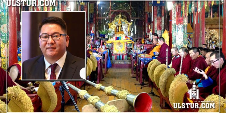 Л.Наранбаатар: Уламжлал ёсоор үйлдвэрээ даатгаж, Амарбаясгалант хийдэд 5.9 сая төгрөг зарцуулжээ