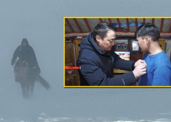 Цасан шуурганаар малдаа явж байгаад хөл, гараа хөлдөөсөн хүүг “Улаан загалмай”-н тэмдэгээр шагнажээ