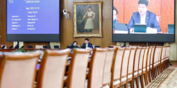 АН-ЫНХАН ЕРӨНХИЙ САЙДЫГ ОГЦРУУЛАХ БАЙНГЫН ХОРООНЫ ХУРАЛТАЙ БҮЛГИЙН ХУРАЛДААНАА ДАВХЦУУЛЖ ИРЦЭЭР БОЙКОТЛОВ